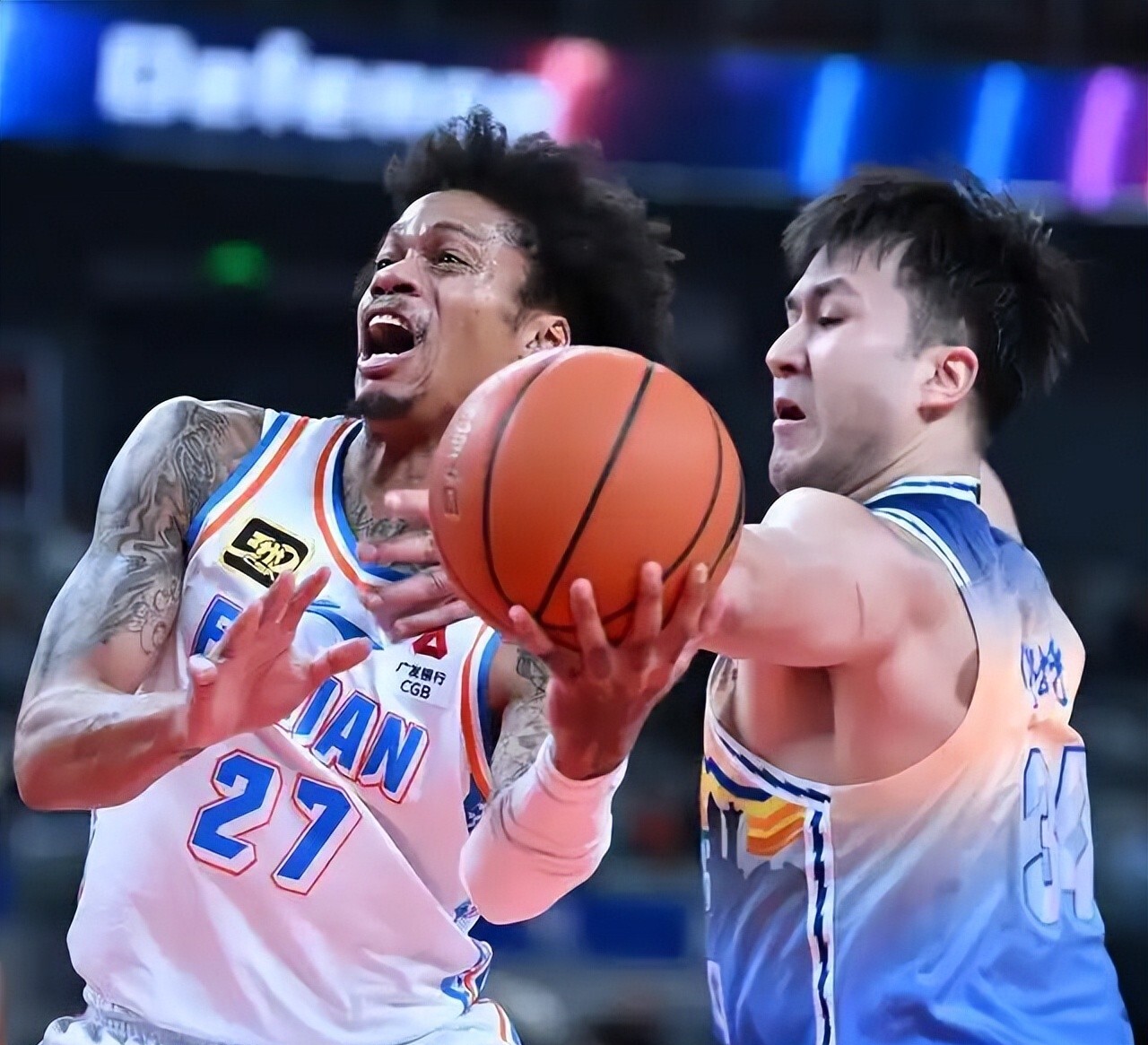 福建队完胜新疆队，乔治状态火热